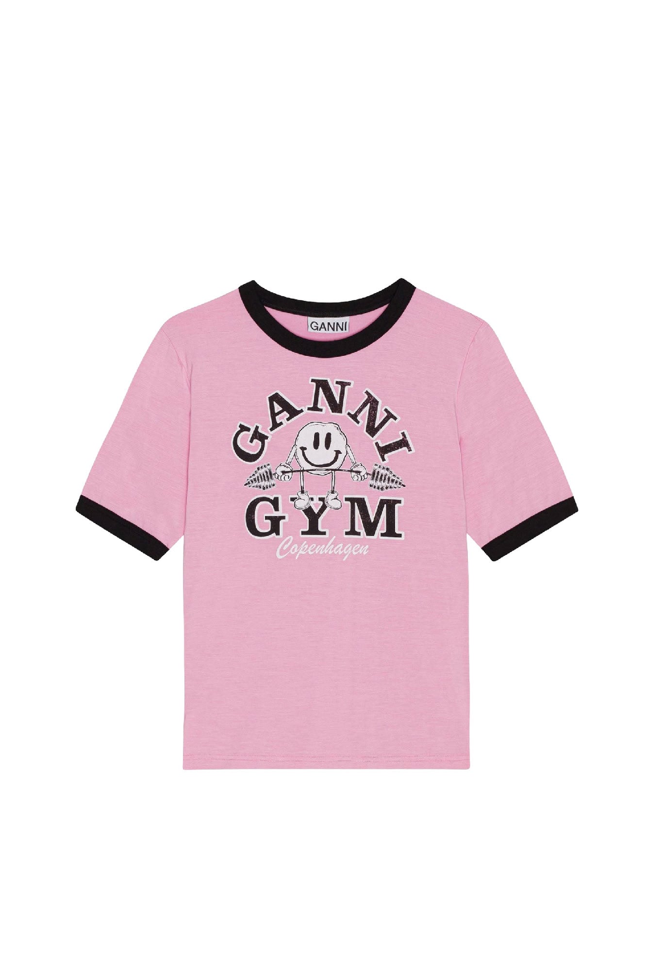 T-shirt ajusté à imprimé Gym - Bonbon