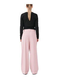 Blouse portefeuille côtelé - Black