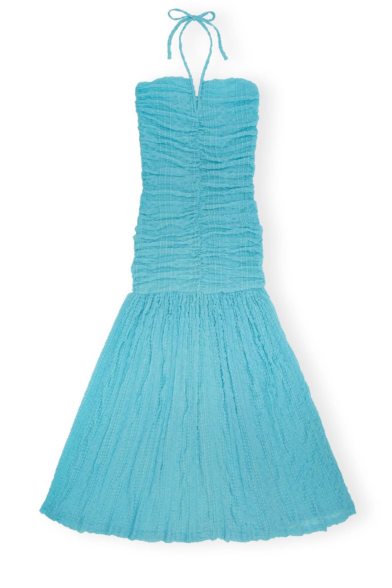 Robe dos nu en dentelle - Blue Curacao