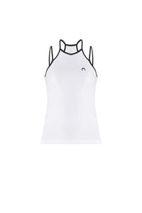 Top court de tennis en coton - White