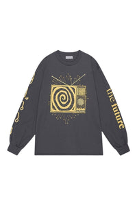 T-shirt à manches longues Future en jersey - Volcanic Ash