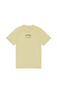 T-shirt décontracté à col rond - Leek Green
