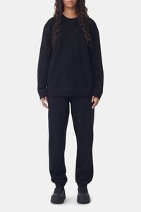 Pantalon à revers - Black