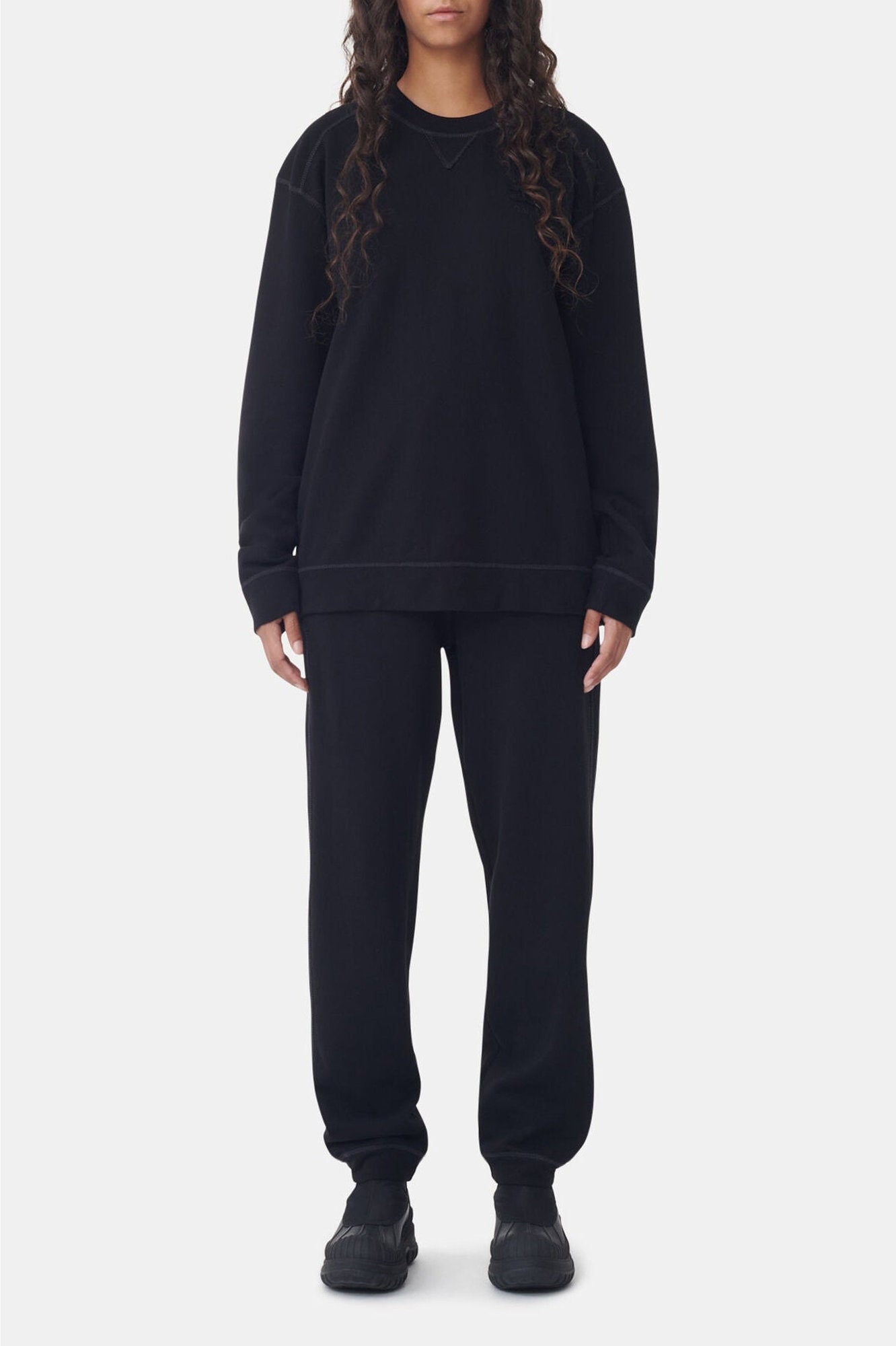 Pantalon à revers - Black