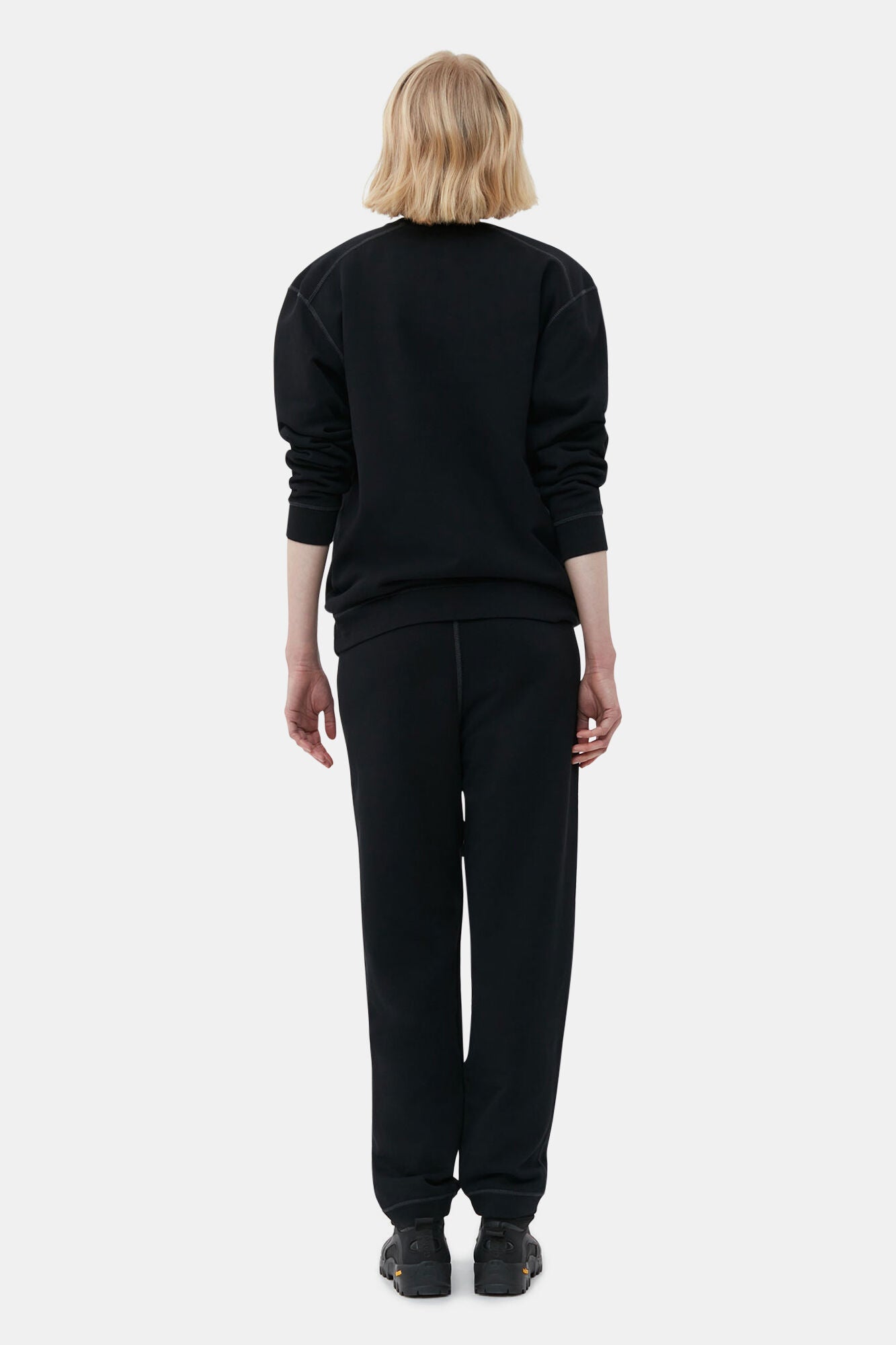 Pantalon à revers - Black