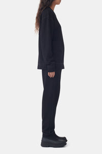 Pantalon à revers - Black