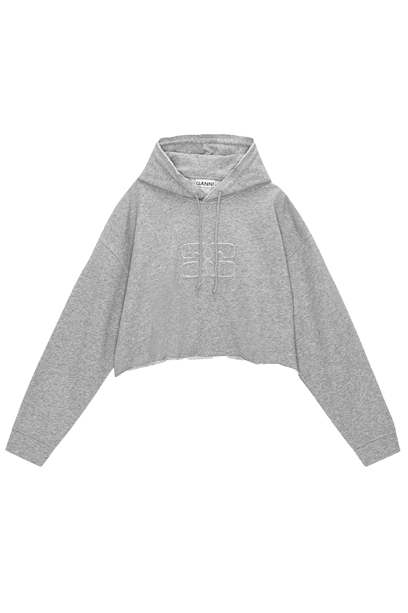 Sweat à capuche court oversize - Paloma Melange