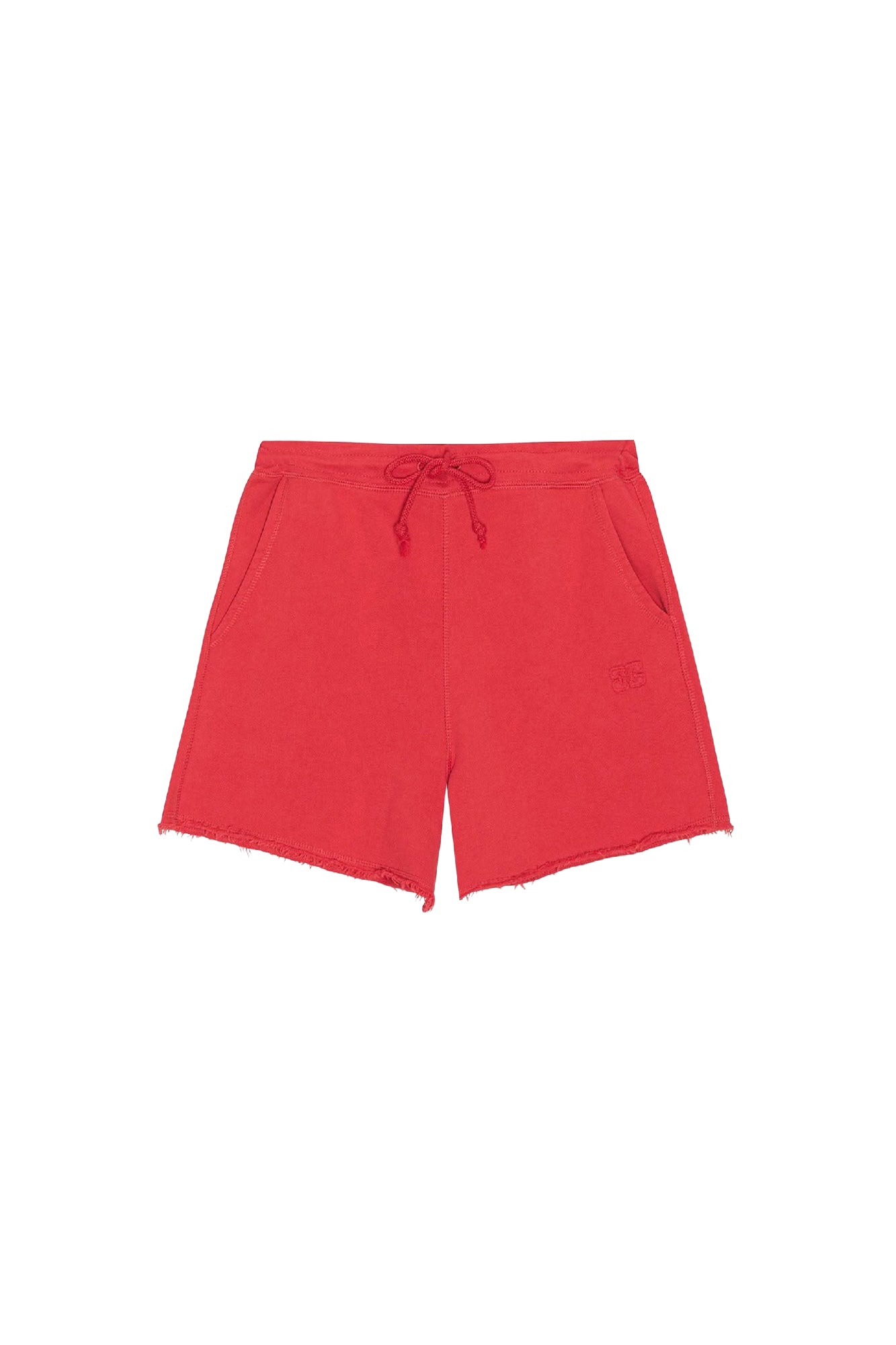 Drawstring shorts - Racing Red