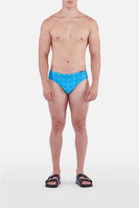 PRIX MARQUE : 45€_Moon Diamant Blue Prin Bas de maillot - Moon Diamant Blue Prin