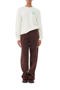 Long-sleeved T-shirt - Egret