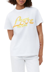 T-shirt décontracté Love - Bright White