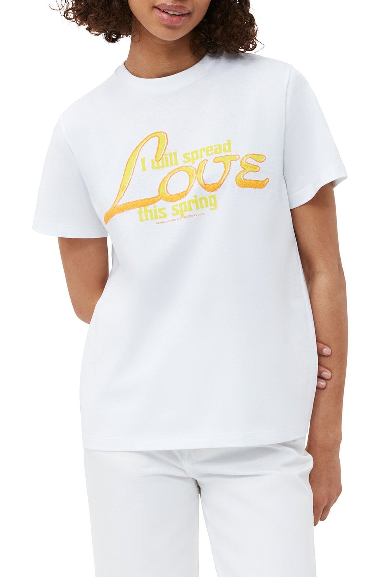 T-shirt décontracté Love - Bright White