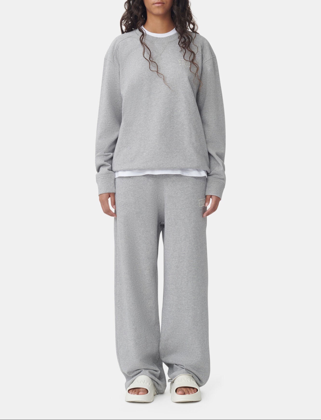 Sweatshirt à épaules tombantes - Paloma Melange