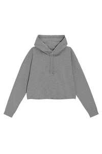 Sweat à capuche court oversize - Misty Lilac