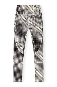 Legging taille haute à motif - Egret