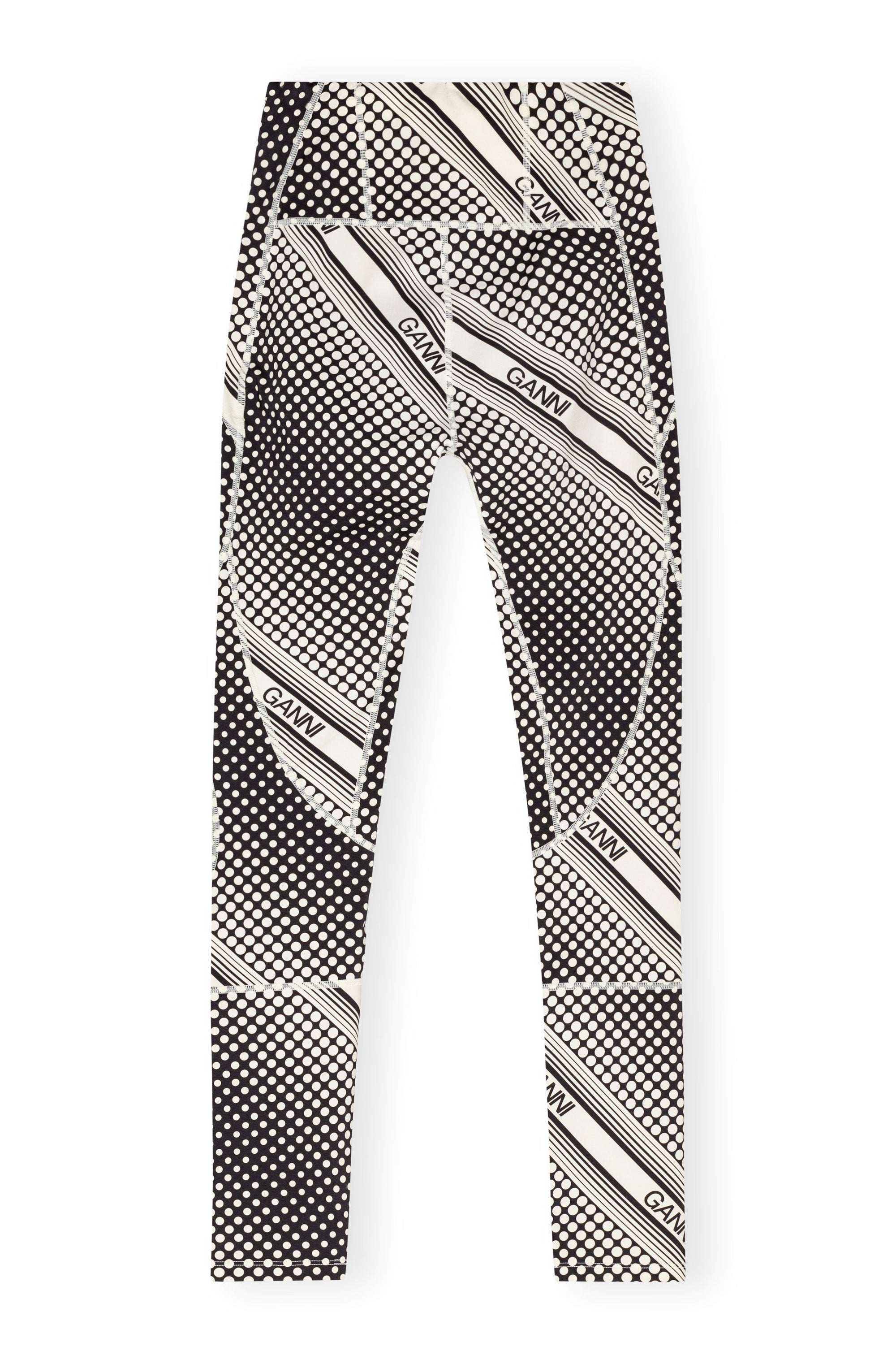 Legging taille haute à motif - Egret