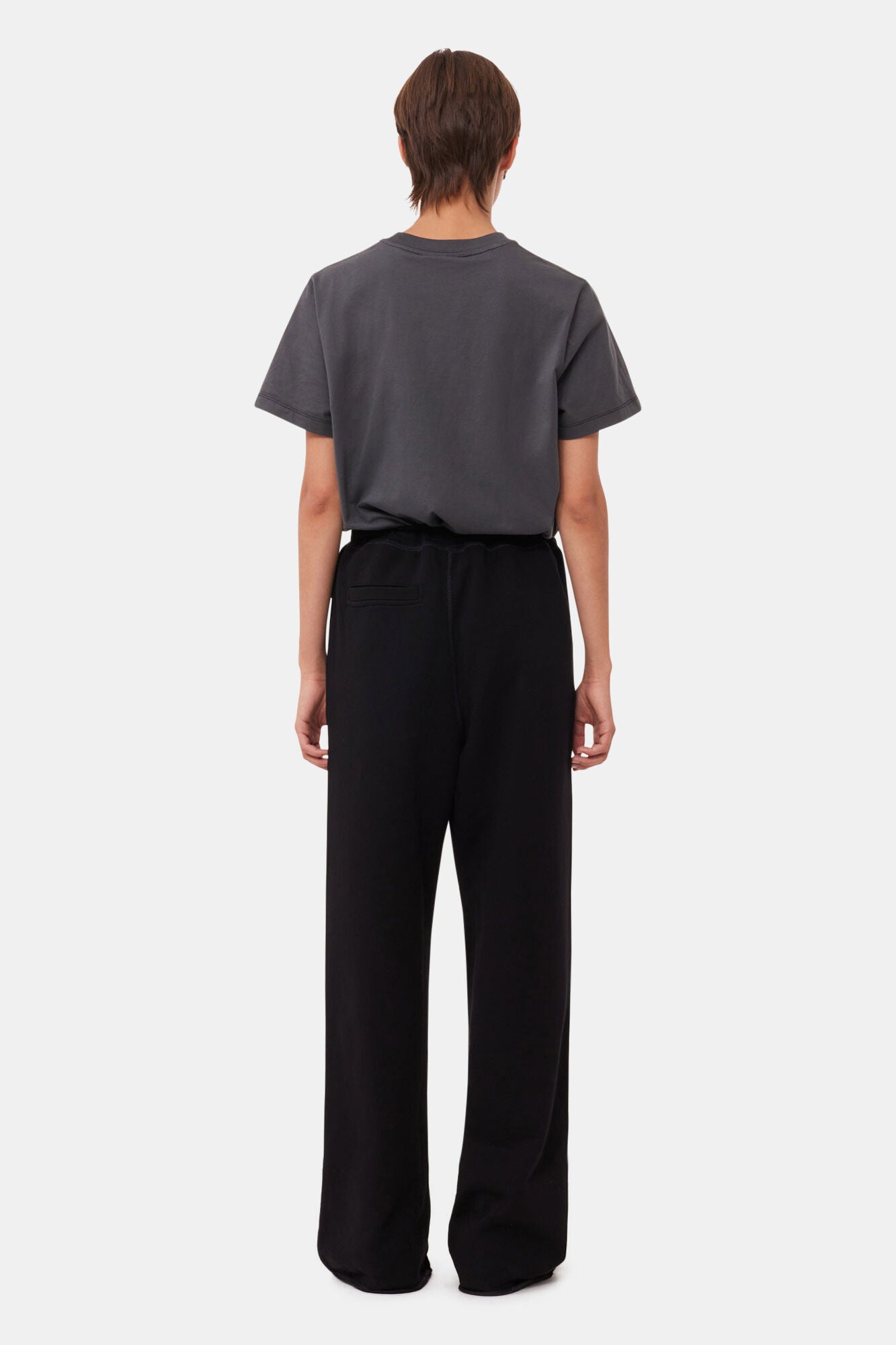 Pantalon ample à cordon de serrage - Black