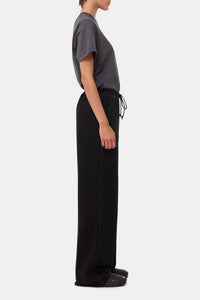 Pantalon ample à cordon de serrage - Black