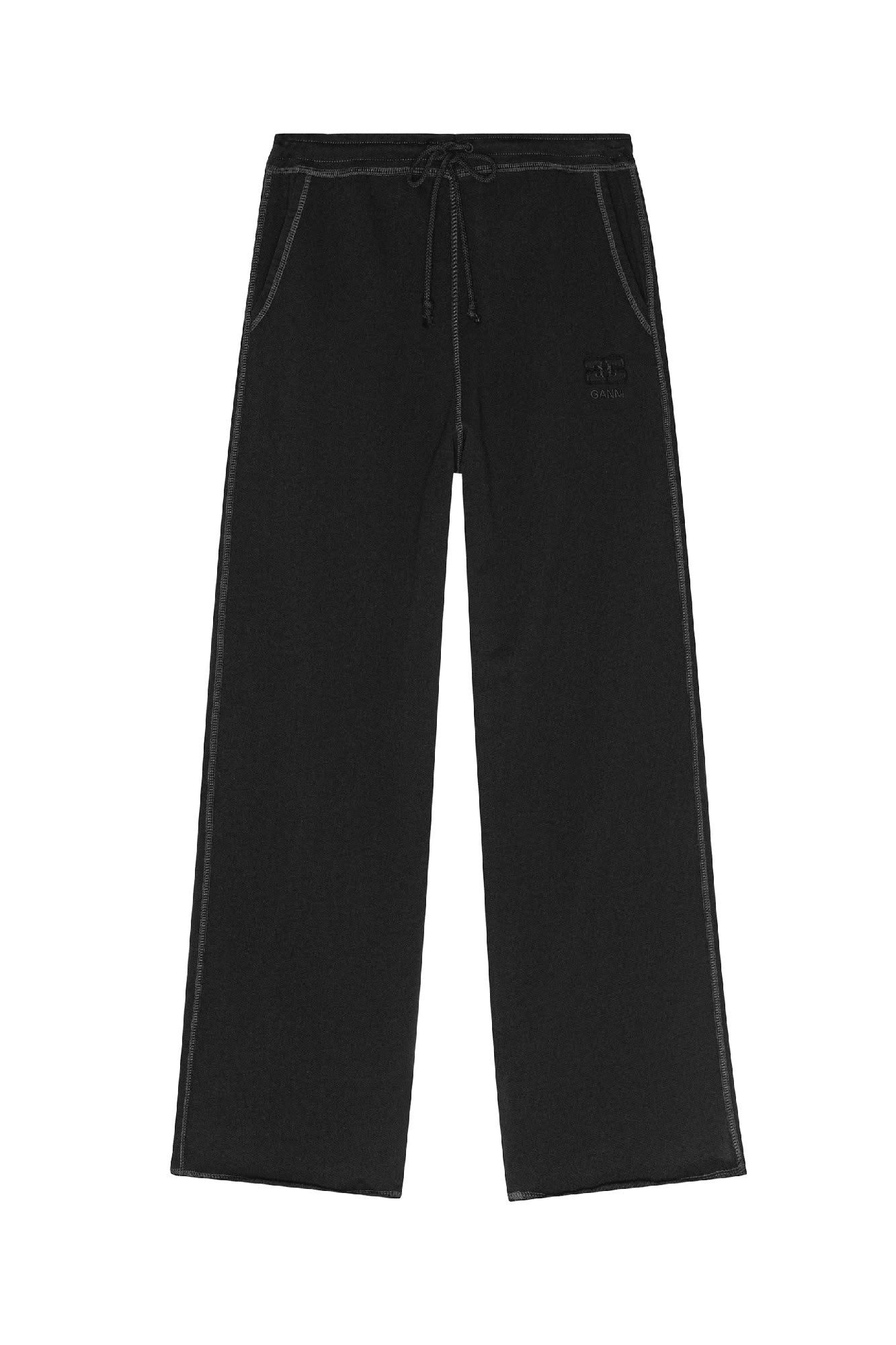 Pantalon ample à cordon de serrage - Black
