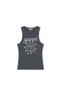 Débardeur Graphic Rib Sun en jersey - Volcanic Ash