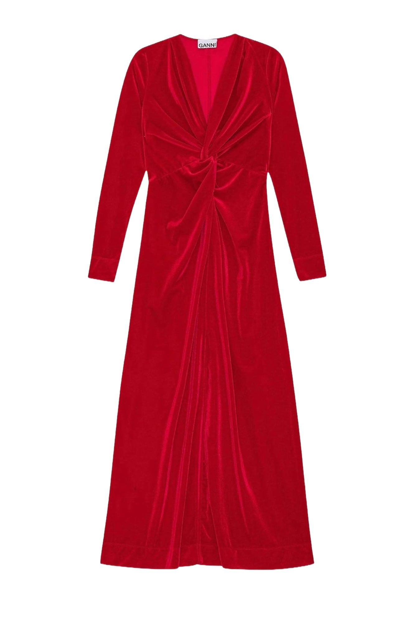 Robe longue en velours - Savvy Red