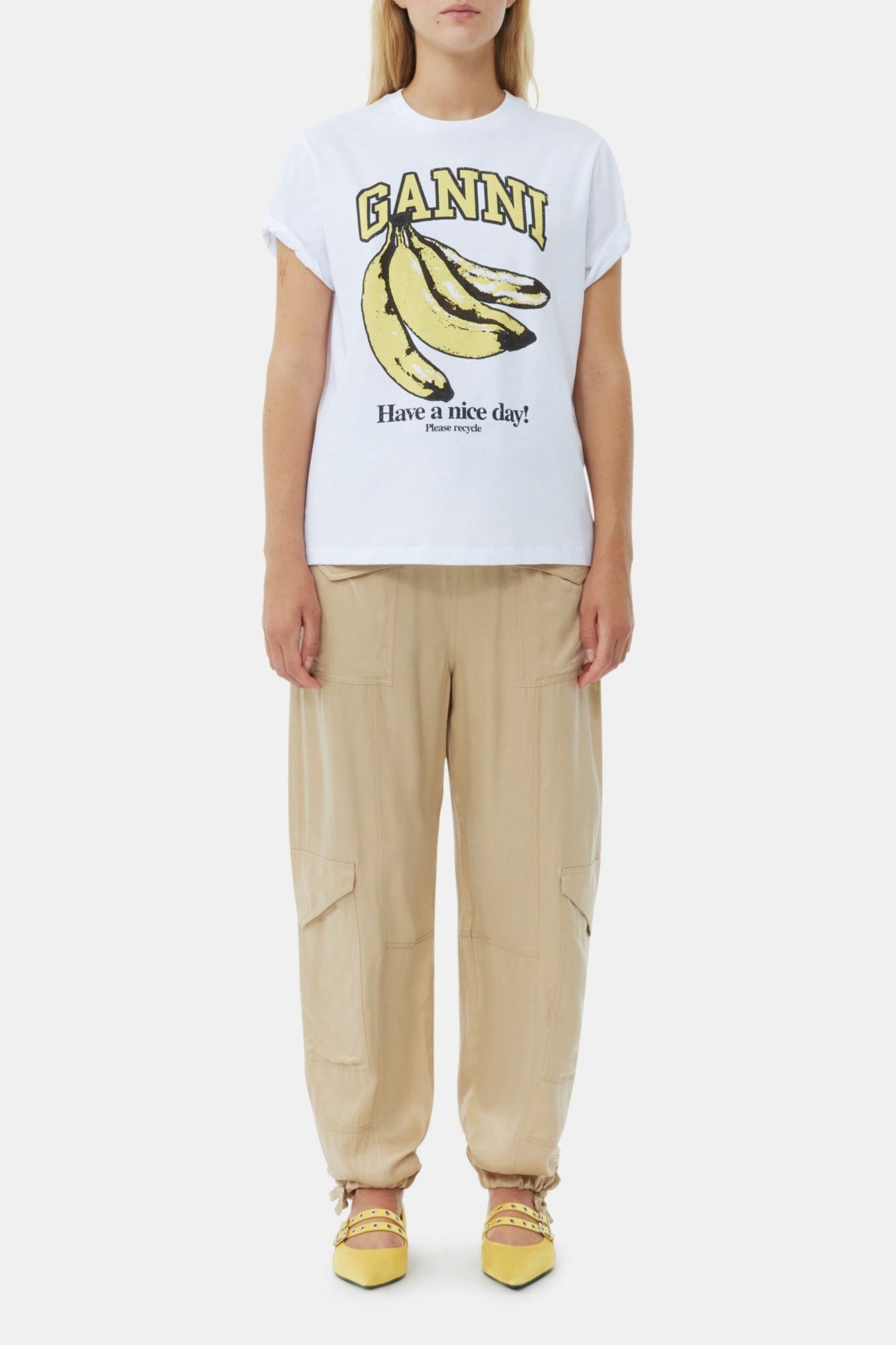 T-shirt oversize Banana - Bright White