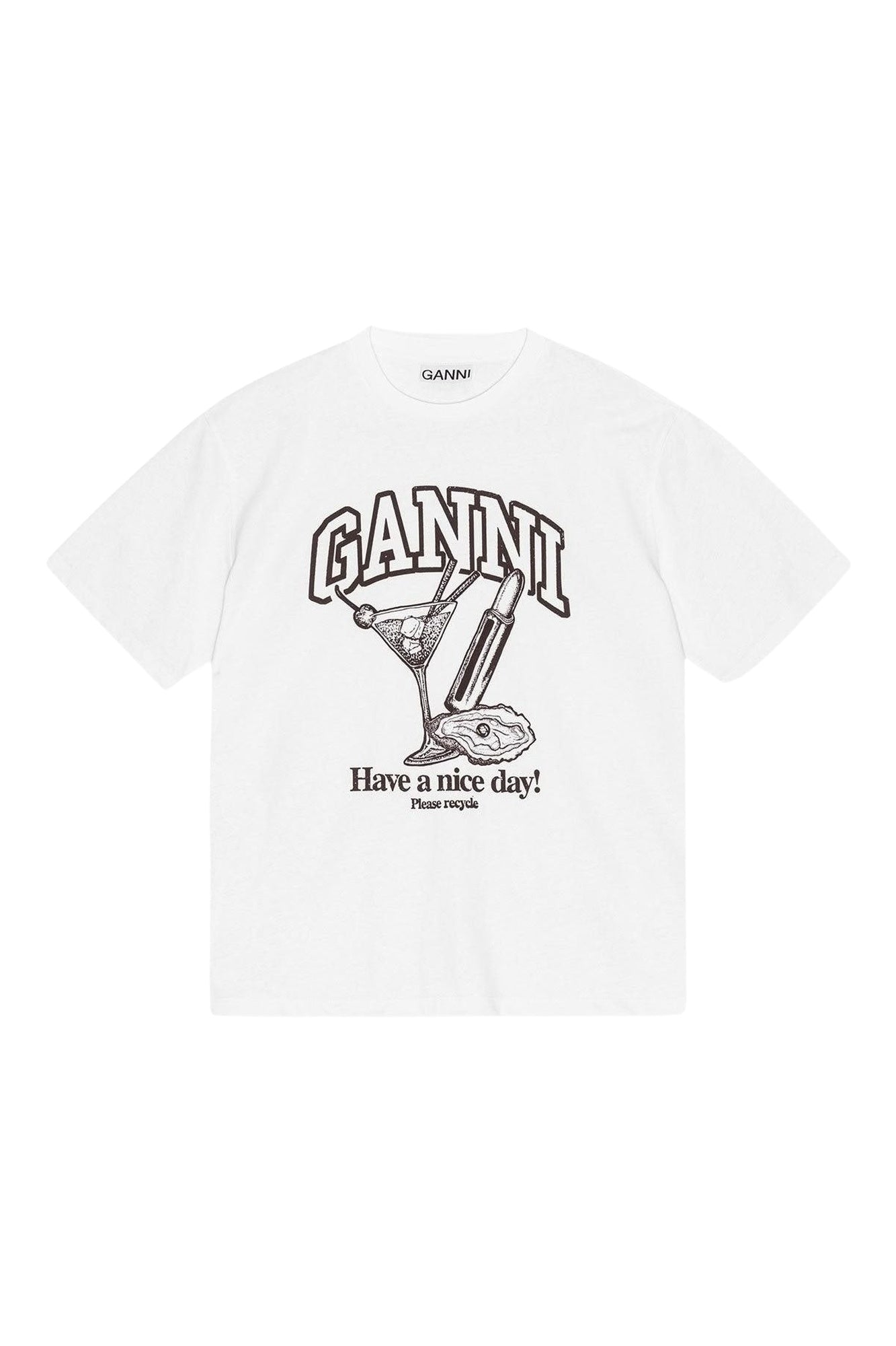 Oversized T-shirt - Bright White