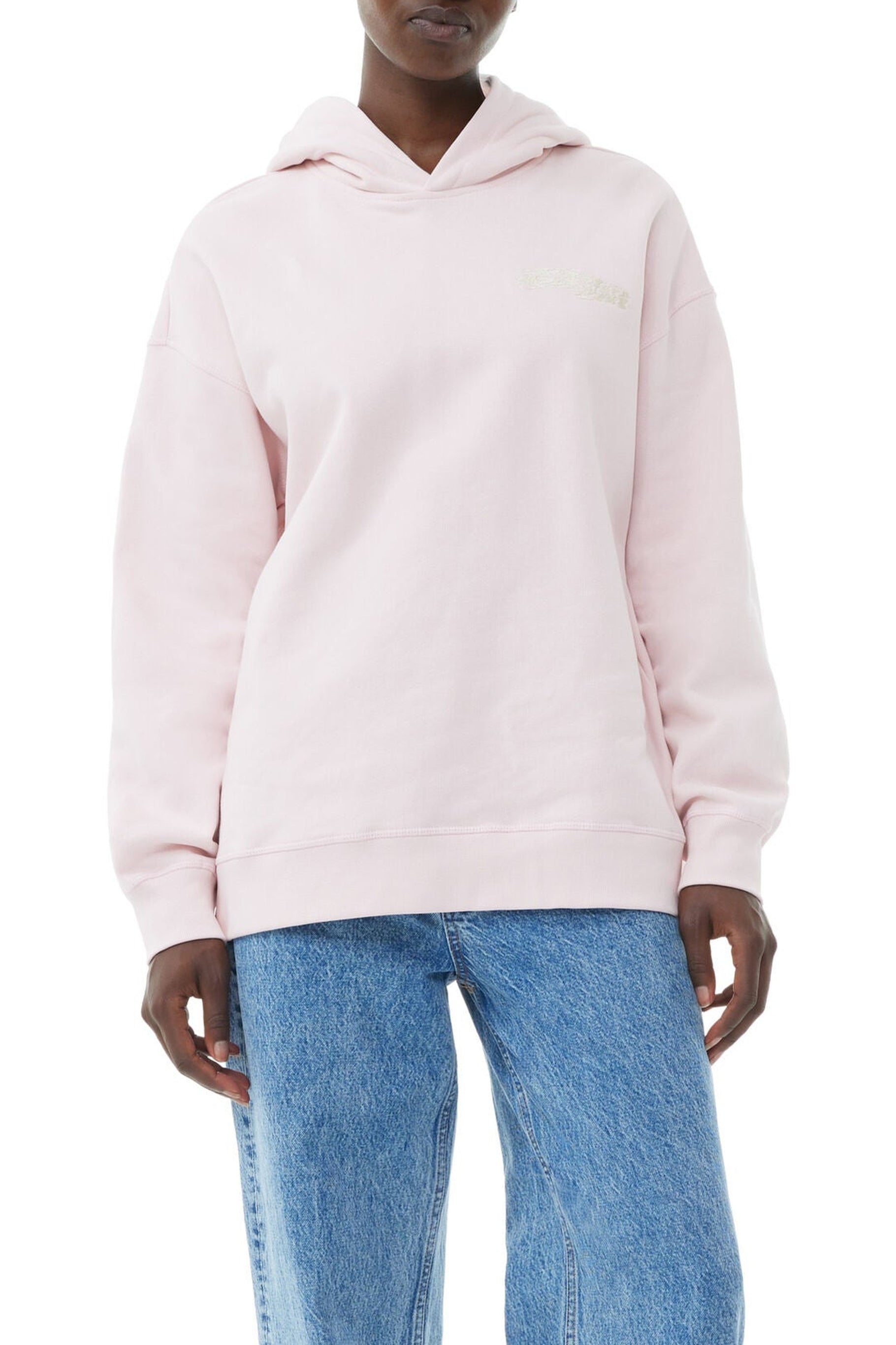Sweat à capuche oversize - Chalk Pink