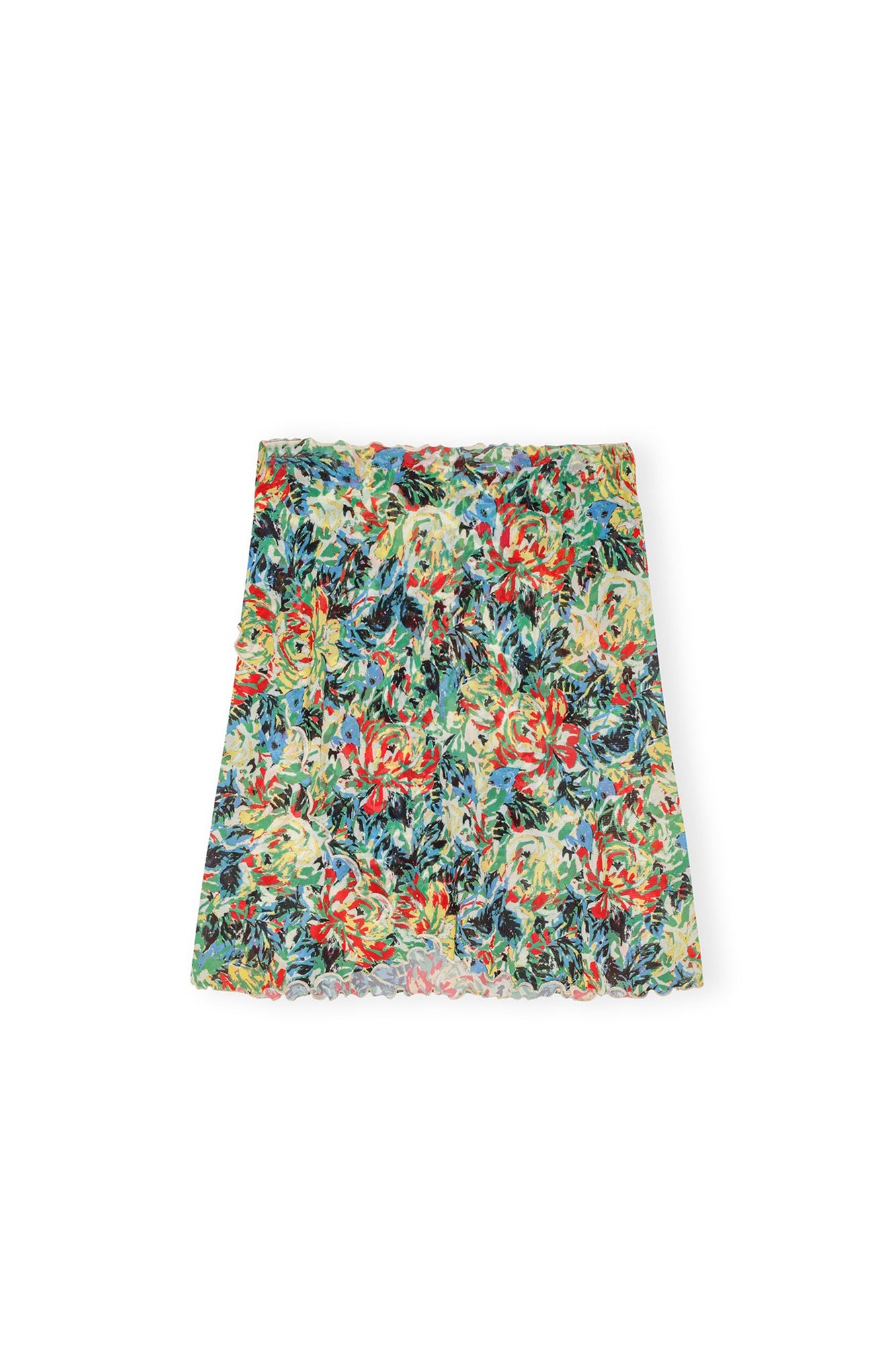 Mesh wrap skirt - Multicolour