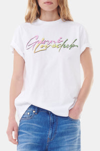 T-shirt ample Love en jersey - Bright White
