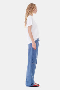 T-shirt Thin Jersey GoGo oversize - Bright White