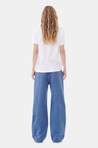 T-shirt Thin Jersey GoGo oversize - Bright White