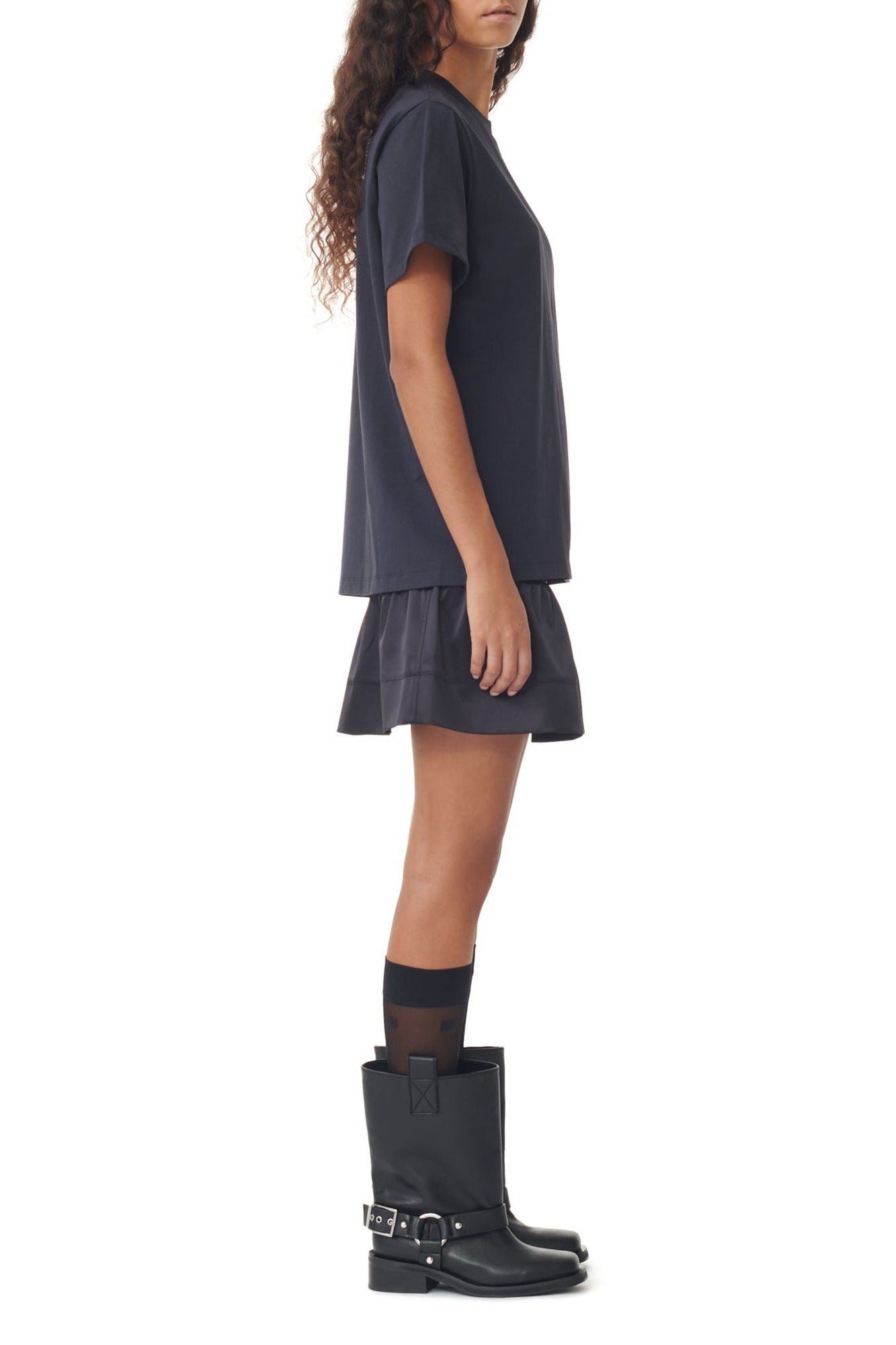 T-shirt ample à strass en jersey - Phantom