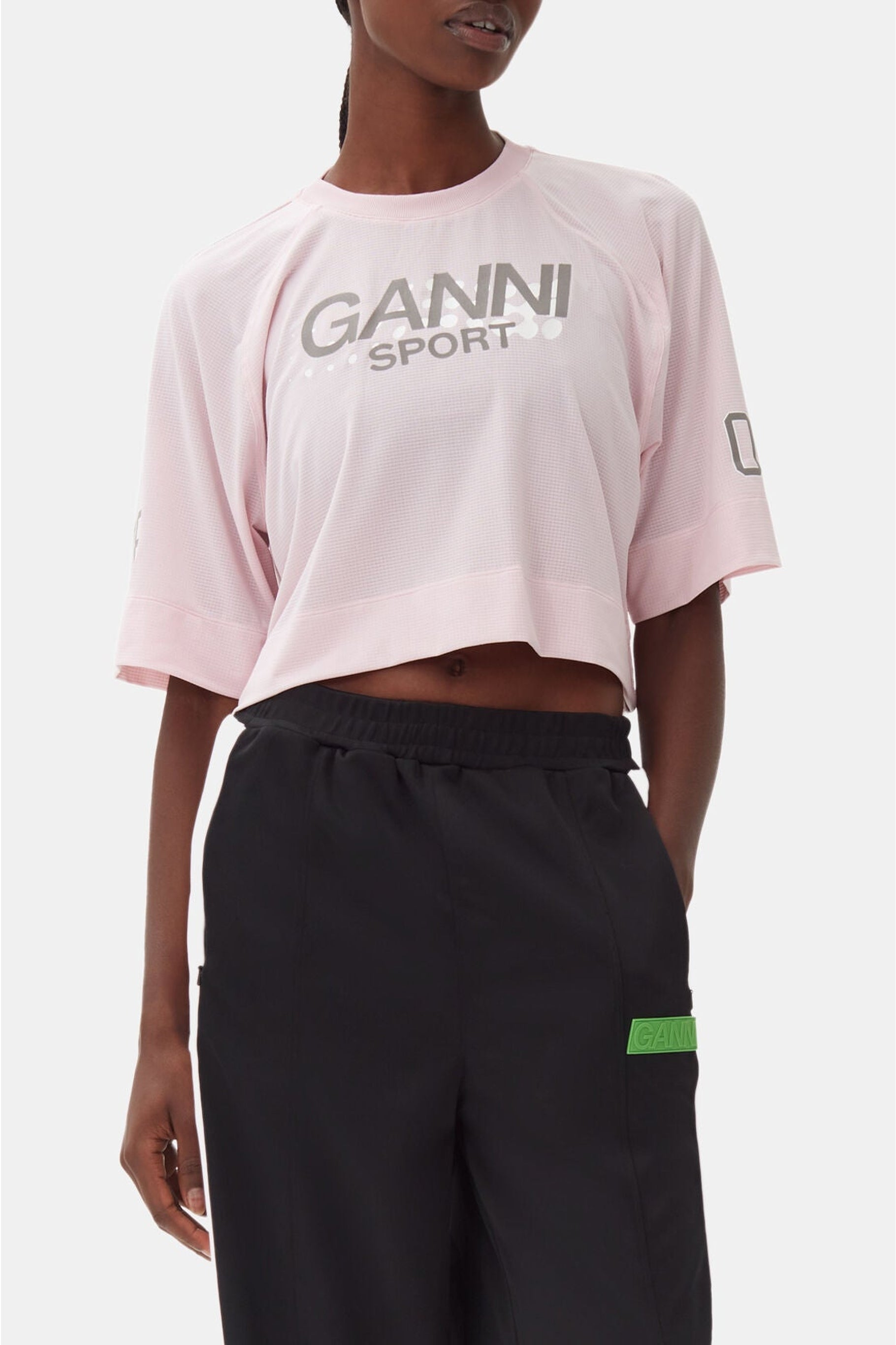 T-shirt cropped Sport - Lilac Snow
