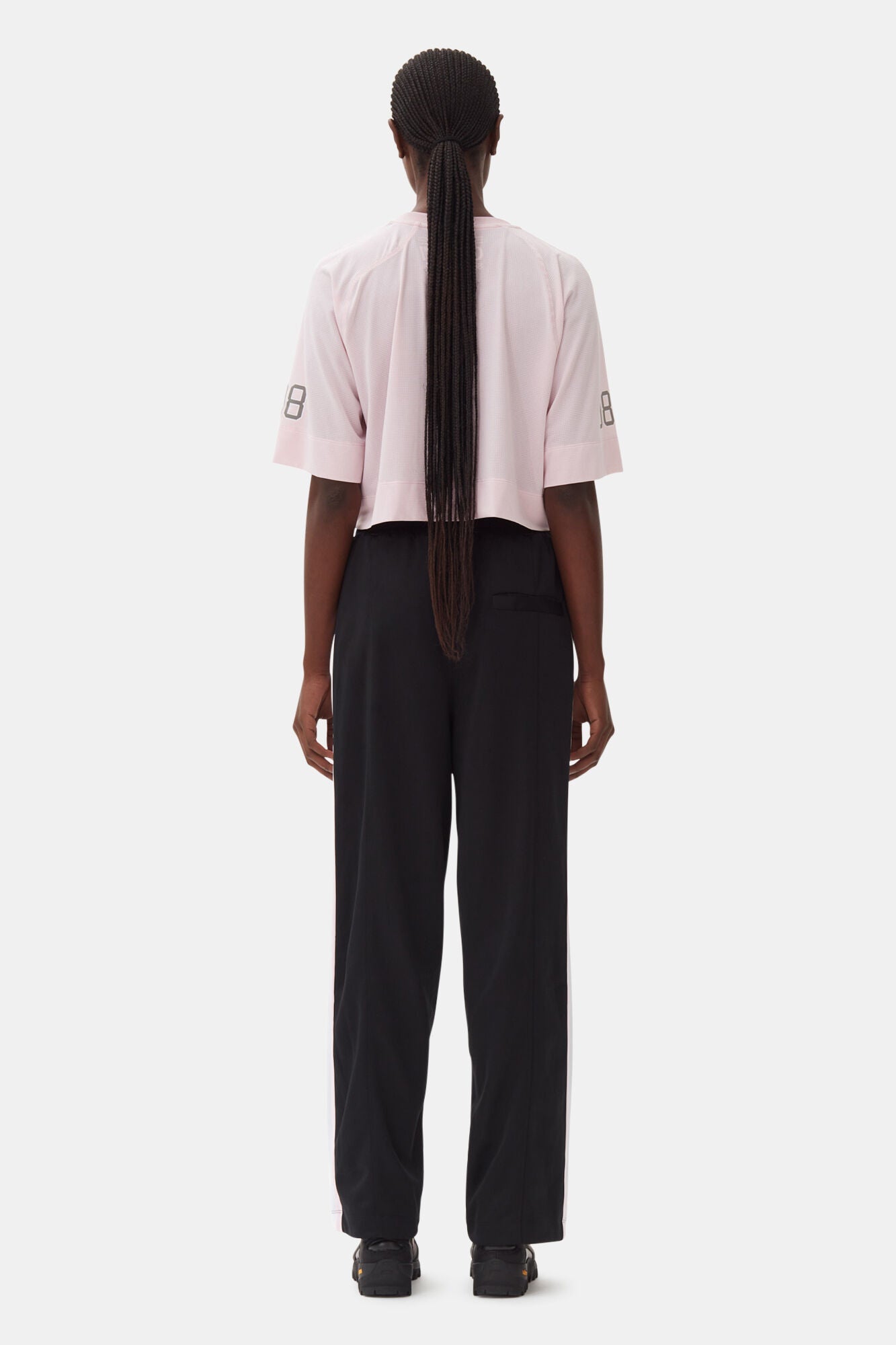 T-shirt cropped Sport - Lilac Snow