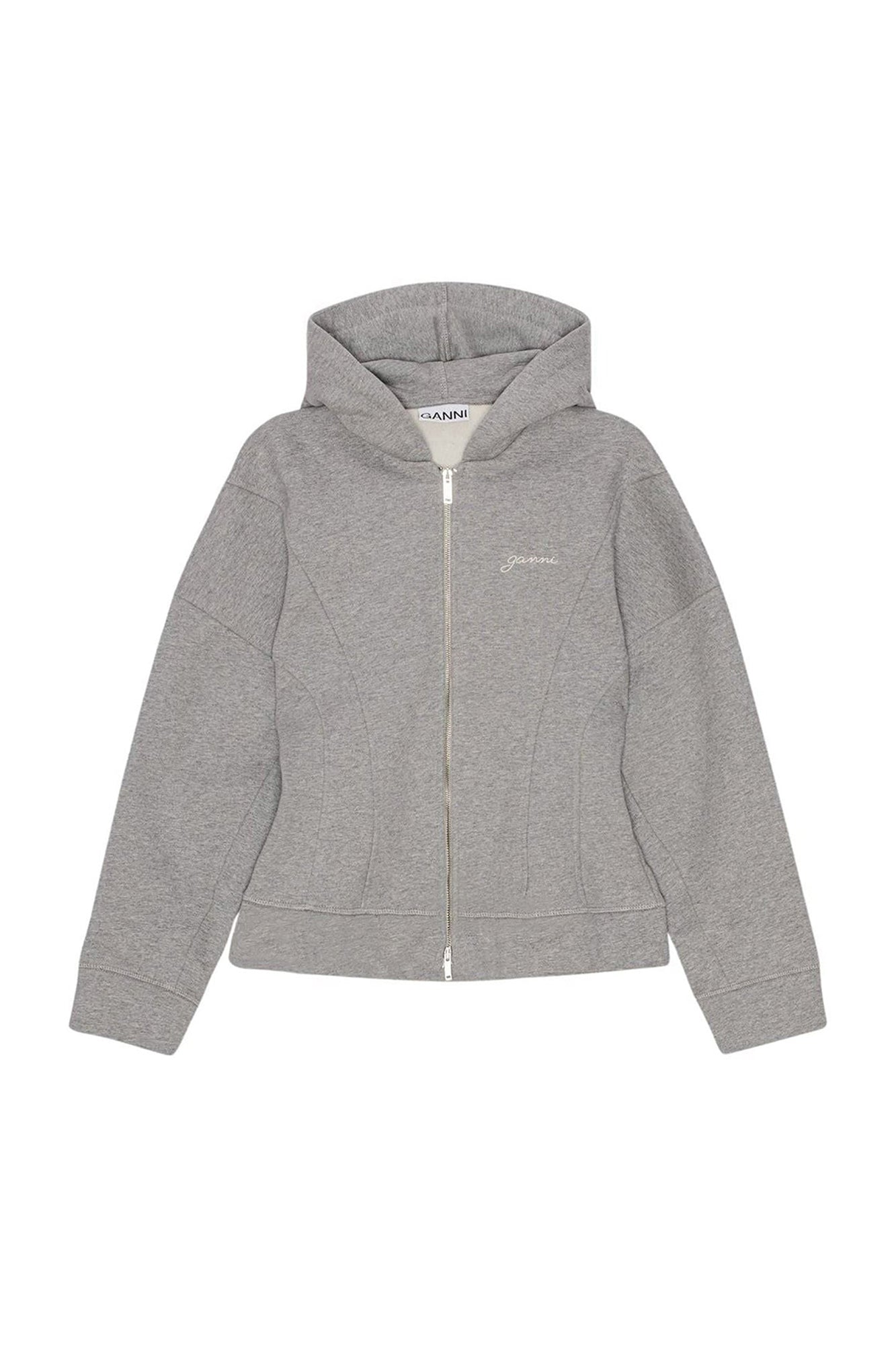 Sweat à capuche zippé en molleton- Paloma Melange