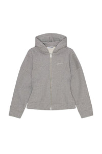 Fleece zip-up hoodie - Paloma Melange