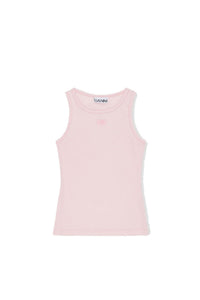 Débardeur avec logo brodé - Chalk Pink