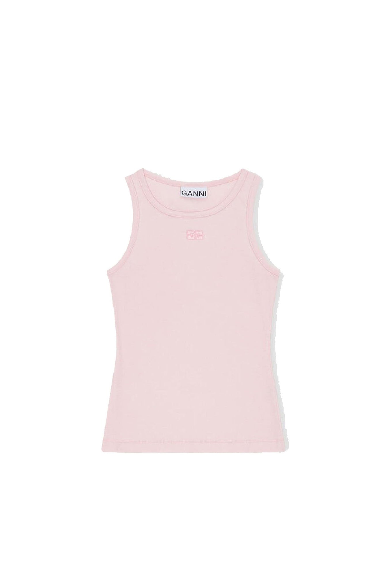 Débardeur avec logo brodé - Chalk Pink