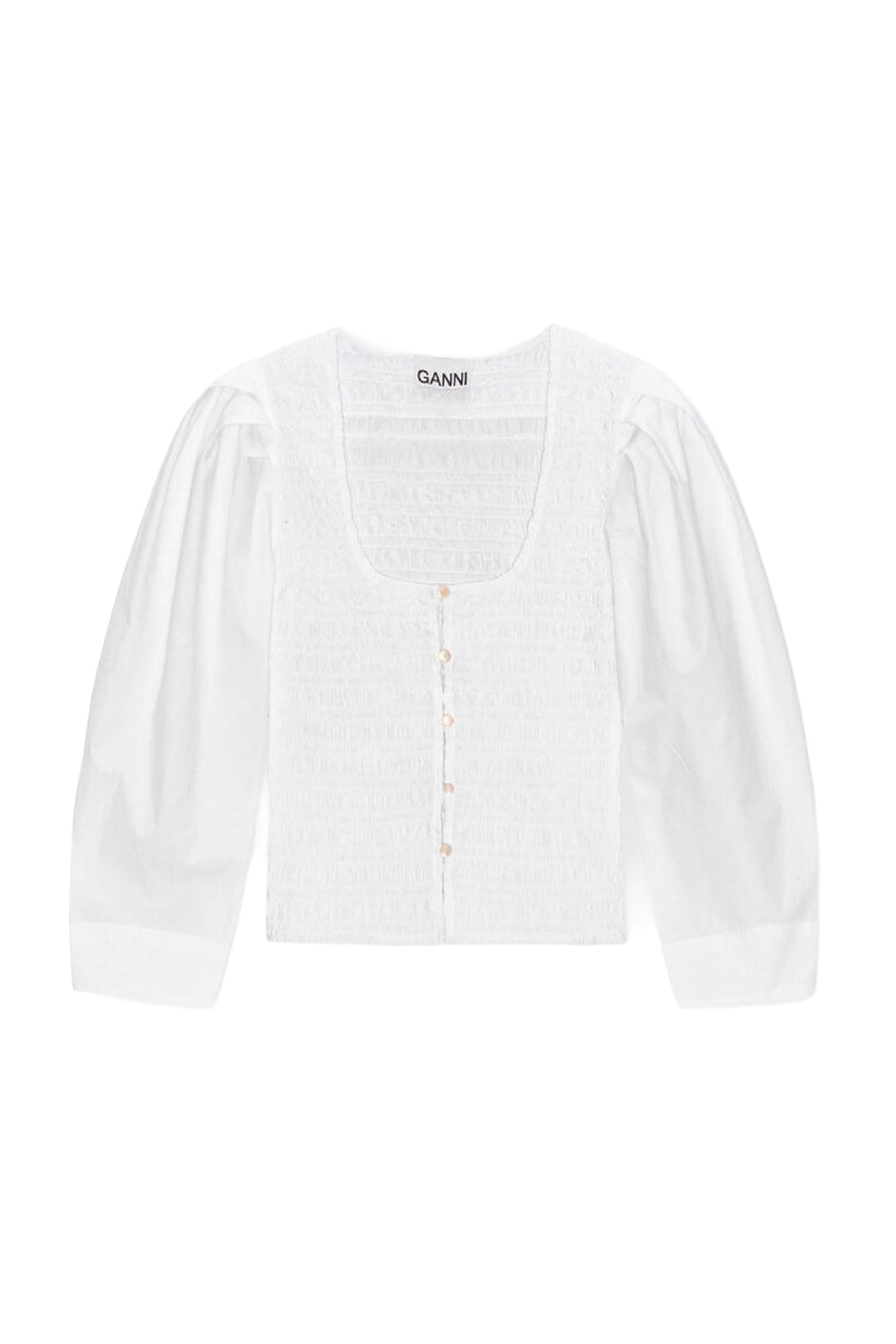 Cotton blouse - Bright White