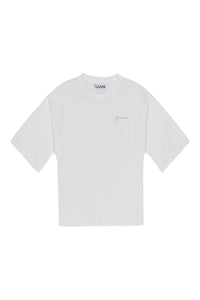 T-shirt ample à épaules tombantes en coton - Bright White