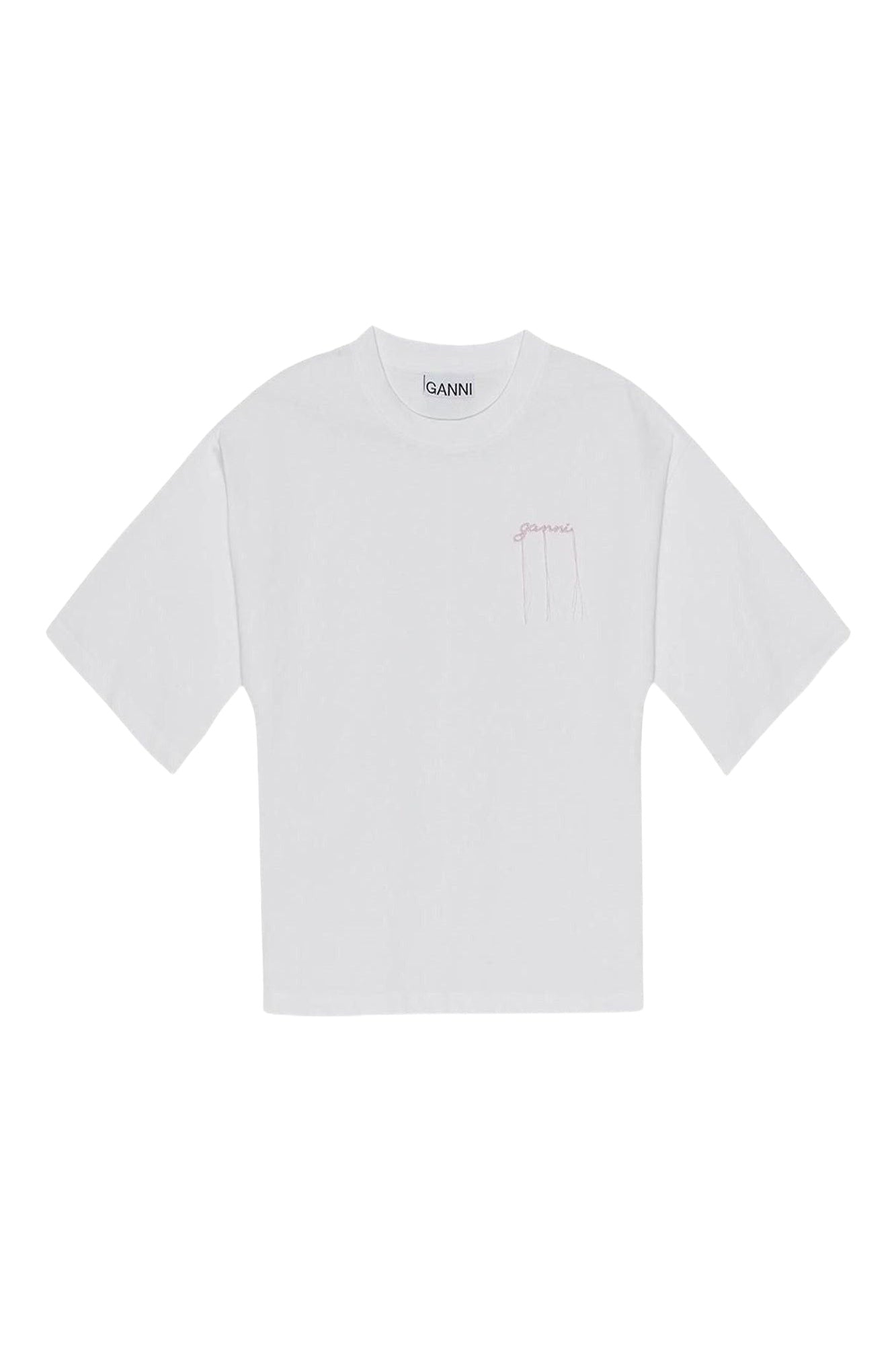 T-shirt ample à épaules tombantes en coton - Bright White