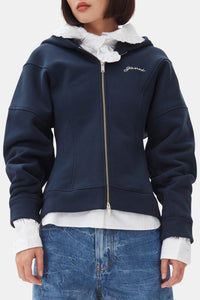 Sweat à capuche zippé en molleton - Sky Captain