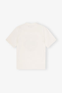 T-shirt ample World en jersey - Egret