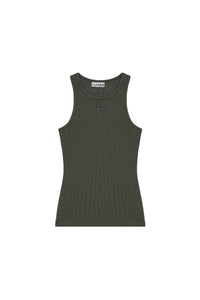 Embroidered logo tank top - Climbing Ivy