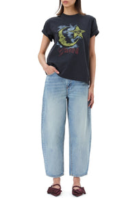 T-shirt Moonlight oversize en jersey - Phantom