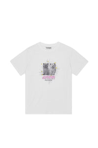 T-shirt ample Kittens en jersey - Bright White
