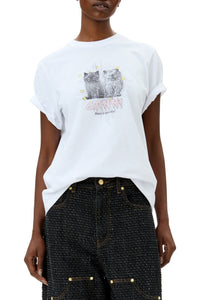 T-shirt ample Kittens en jersey - Bright White