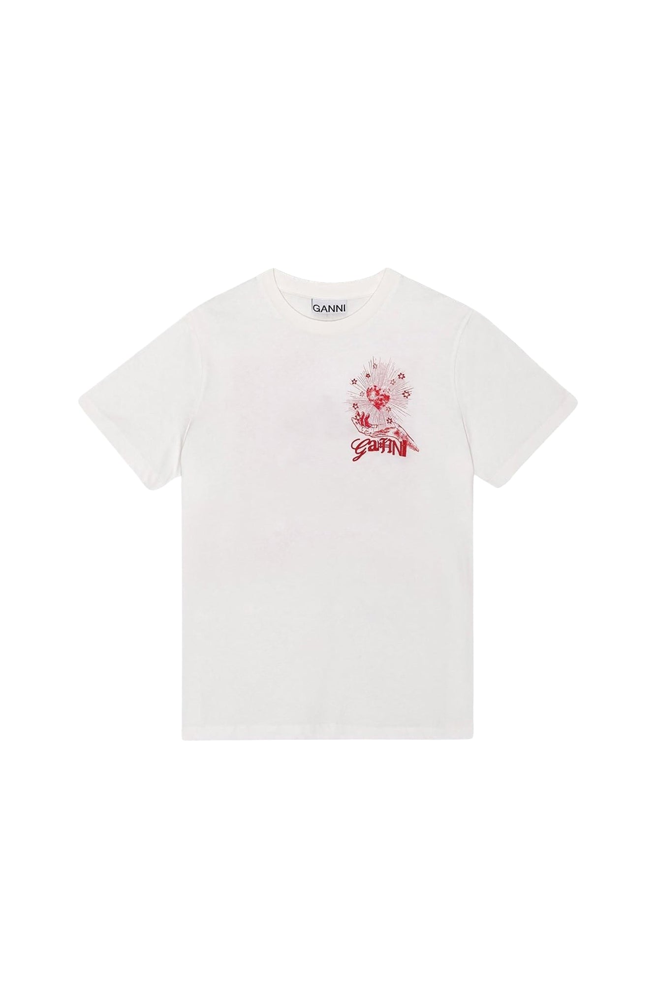 T-shirt ample en jersey - Egret