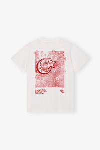 T-shirt ample en jersey - Egret